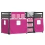 Bunk bed with solid pine wood curtains 90x190 cm by , Beds and slatted bases - Ref: Foro24-3283945, Price: 214,76 €, Discount: %