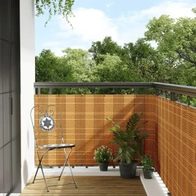 Toldo para balcón ratán sintético marrón claro 300x80 cm by , fence panels - Ref: Foro24-156265, Price: 43,25 €, Discount: %