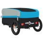 Remolque para bicicleta hierro negro y azul 30 kg de , Remolques para bicicletas - Ref: Foro24-94058, Precio: 85,05 €, Descue...