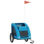 Remolque de bicicleta mascotas hierro tela Oxford azul de , Cochecitos para mascotas - Ref: Foro24-93967, Precio: 100,53 €, D...