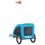 Remolque de bicicleta mascotas hierro tela Oxford azul de , Cochecitos para mascotas - Ref: Foro24-93967, Precio: 100,53 €, D...