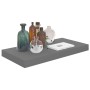 Estantes flotantes de pared 2 uds MDF gris brillo 50x23x3,8 cm de vidaXL, Estantes y estanterías - Ref: Foro24-323788, Precio...