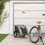 Remolque de bicicleta mascotas hierro tela Oxford gris de , Cochecitos para mascotas - Ref: Foro24-93965, Precio: 100,31 €, D...