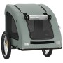 Remolque de bicicleta mascotas hierro tela Oxford gris de , Cochecitos para mascotas - Ref: Foro24-93965, Precio: 100,31 €, D...