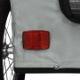 Remolque de bicicleta mascotas hierro tela Oxford gris de , Cochecitos para mascotas - Ref: Foro24-93965, Precio: 100,31 €, D...