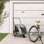 Remolque de bicicleta mascotas hierro tela Oxford gris de , Cochecitos para mascotas - Ref: Foro24-93986, Precio: 123,31 €, D...