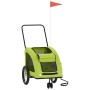 Remolque de bicicleta mascotas hierro tela Oxford verde de , Cochecitos para mascotas - Ref: Foro24-93990, Precio: 123,30 €, ...
