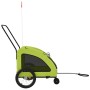 Remolque de bicicleta mascotas hierro tela Oxford verde de , Cochecitos para mascotas - Ref: Foro24-93990, Precio: 123,30 €, ...