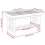 Mesa de centro de bambú 70x45x36 cm de , Mesas de centro - Ref: Foro24-368045, Precio: 76,76 €, Descuento: %