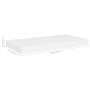 Estante flotante de pared MDF blanco 50x23x3,8 cm de vidaXL, Estantes y estanterías - Ref: Foro24-323808, Precio: 22,31 €, De...
