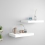 Estantes flotantes de pared 2 uds MDF blanco 40x23x3,8 cm de vidaXL, Estantes y estanterías - Ref: Foro24-323806, Precio: 35,...