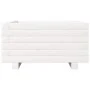 Jardinera de madera maciza de pino blanco 50x50x26,5 cm de , Maceteros y jardineras - Ref: Foro24-847294, Precio: 63,53 €, De...