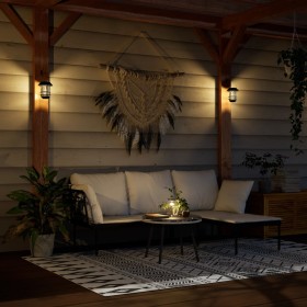 Faroles solares de pared de exterior luz blanca 4 uds de , Iluminación de exterior - Ref: Foro24-4008188, Precio: 55,54 €, De...
