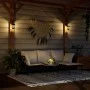 Faroles solares de pared de exterior luz blanca 4 uds de , Iluminación de exterior - Ref: Foro24-4008188, Precio: 54,66 €, De...