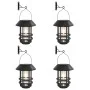Faroles solares de pared de exterior luz blanca 4 uds de , Iluminación de exterior - Ref: Foro24-4008188, Precio: 54,66 €, De...