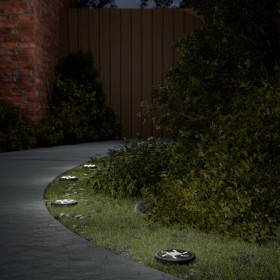 Luces solares suelo jardín con pico tierra blanco cálido 12 uds de , Iluminación de exterior - Ref: Foro24-4008195, Precio: 5...
