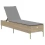 Tumbonas con cojines 2 unidades ratán sintético beige by , Loungers - Ref: Foro24-3261590, Price: 295,76 €, Discount: %