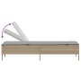 Tumbonas con cojines 2 unidades ratán sintético beige de , Tumbonas - Ref: Foro24-3261590, Precio: 301,01 €, Descuento: %