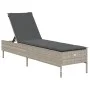 Tumbonas con cojines 2 unidades ratán sintético gris claro de , Tumbonas - Ref: Foro24-3261592, Precio: 299,29 €, Descuento: %