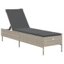Tumbonas con cojines 2 unidades ratán sintético gris claro de , Tumbonas - Ref: Foro24-3261592, Precio: 306,55 €, Descuento: %