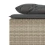 Set comedor de jardín 3 pzas cojines ratán sintético gris claro de , Conjuntos de jardín - Ref: Foro24-4003907, Precio: 246,0...