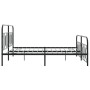 Estructura de cama cabecero y estribo metal negro 193x203 cm de , Camas y somieres - Ref: Foro24-377141, Precio: 155,73 €, De...