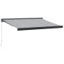 Toldo retráctil aluminio y tela gris antracita y blanco 3x2,5 m de , Toldos - Ref: Foro24-3216128, Precio: 410,65 €, Descuent...