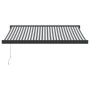 Toldo retráctil aluminio y tela gris antracita y blanco 3x2,5 m de , Toldos - Ref: Foro24-3216128, Precio: 410,65 €, Descuent...