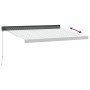 Toldo retráctil aluminio y tela gris antracita y blanco 3x2,5 m de , Toldos - Ref: Foro24-3216128, Precio: 410,65 €, Descuent...