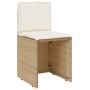 Sillas y mesita de jardín 3 piezas ratán sintético cojín beige de , Conjuntos de jardín - Ref: Foro24-4003877, Precio: 203,29...