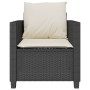 Mesita y sillas con cojines 3 piezas ratán sintético negro de , Conjuntos de jardín - Ref: Foro24-4003896, Precio: 228,97 €, ...