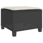 Mesita y sillas con cojines 3 piezas ratán sintético negro de , Conjuntos de jardín - Ref: Foro24-4003896, Precio: 228,97 €, ...