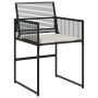Set de muebles jardín 5 pzas con cojines ratán sintético negro de , Conjuntos de jardín - Ref: Foro24-3295023, Precio: 309,72...