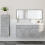 Set muebles de baño 2 piezas madera contrachapada gris hormigón de , Muebles de baño - Ref: Foro24-3308534, Precio: 105,39 €,...