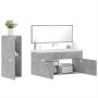 Set muebles de baño 2 piezas madera contrachapada gris hormigón de , Muebles de baño - Ref: Foro24-3308534, Precio: 105,39 €,...