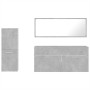 Set muebles de baño 2 piezas madera contrachapada gris hormigón de , Muebles de baño - Ref: Foro24-3308534, Precio: 105,39 €,...