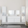 Juego de muebles de baño 4 pzas madera contrachapada blanco de , Muebles de baño - Ref: Foro24-3308536, Precio: 185,49 €, Des...