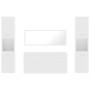 Juego de muebles de baño 4 pzas madera contrachapada blanco de , Muebles de baño - Ref: Foro24-3308536, Precio: 185,49 €, Des...