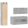 Set muebles de baño 2 piezas madera contrachapada gris hormigón de , Muebles de baño - Ref: Foro24-3308529, Precio: 146,19 €,...