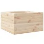 Jardinera de madera maciza de pino 40x40x23 cm de , Maceteros y jardineras - Ref: Foro24-847178, Precio: 37,79 €, Descuento: %
