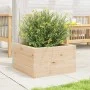 Jardinera de madera maciza de pino 40x40x23 cm de , Maceteros y jardineras - Ref: Foro24-847178, Precio: 37,79 €, Descuento: %
