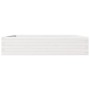 Jardinera de madera maciza de pino blanca 110x110x23 cm de , Maceteros y jardineras - Ref: Foro24-847214, Precio: 103,66 €, D...