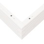 Jardinera de madera maciza de pino blanca 110x110x23 cm de , Maceteros y jardineras - Ref: Foro24-847214, Precio: 103,66 €, D...
