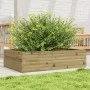 Jardinera de madera de pino impregnada 90x60x23 cm de , Maceteros y jardineras - Ref: Foro24-847237, Precio: 67,07 €, Descuen...