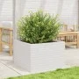 Massive Blumenkasten aus weißem Kiefernholz, 70x70x45,5 cm. von , Töpfe und Pflanzgefäße - Ref: Foro24-847254, Preis: 126,53 ...