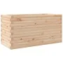 Jardinera de madera maciza de pino 90x40x45,5 cm de , Maceteros y jardineras - Ref: Foro24-847268, Precio: 120,94 €, Descuent...