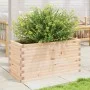 Jardinera de madera maciza de pino 90x40x45,5 cm de , Maceteros y jardineras - Ref: Foro24-847268, Precio: 120,94 €, Descuent...
