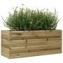 Jardinera de madera de pino impregnada 110x40x45,5 cm de , Maceteros y jardineras - Ref: Foro24-847277, Precio: 123,77 €, Des...