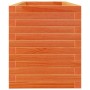 Jardinera de madera maciza de pino marrón cera 110x40x45,5 cm de , Maceteros y jardineras - Ref: Foro24-847275, Precio: 139,0...