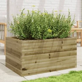 Jardinera de madera de pino impregnada 90x60x45,5 cm by , Pots and planters - Ref: Foro24-847282, Price: 123,13 €, Discount: %